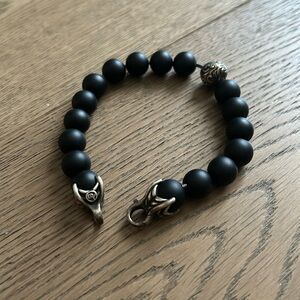 DAVID YURMAN Men’s Bead Bracelet with Black Onyx